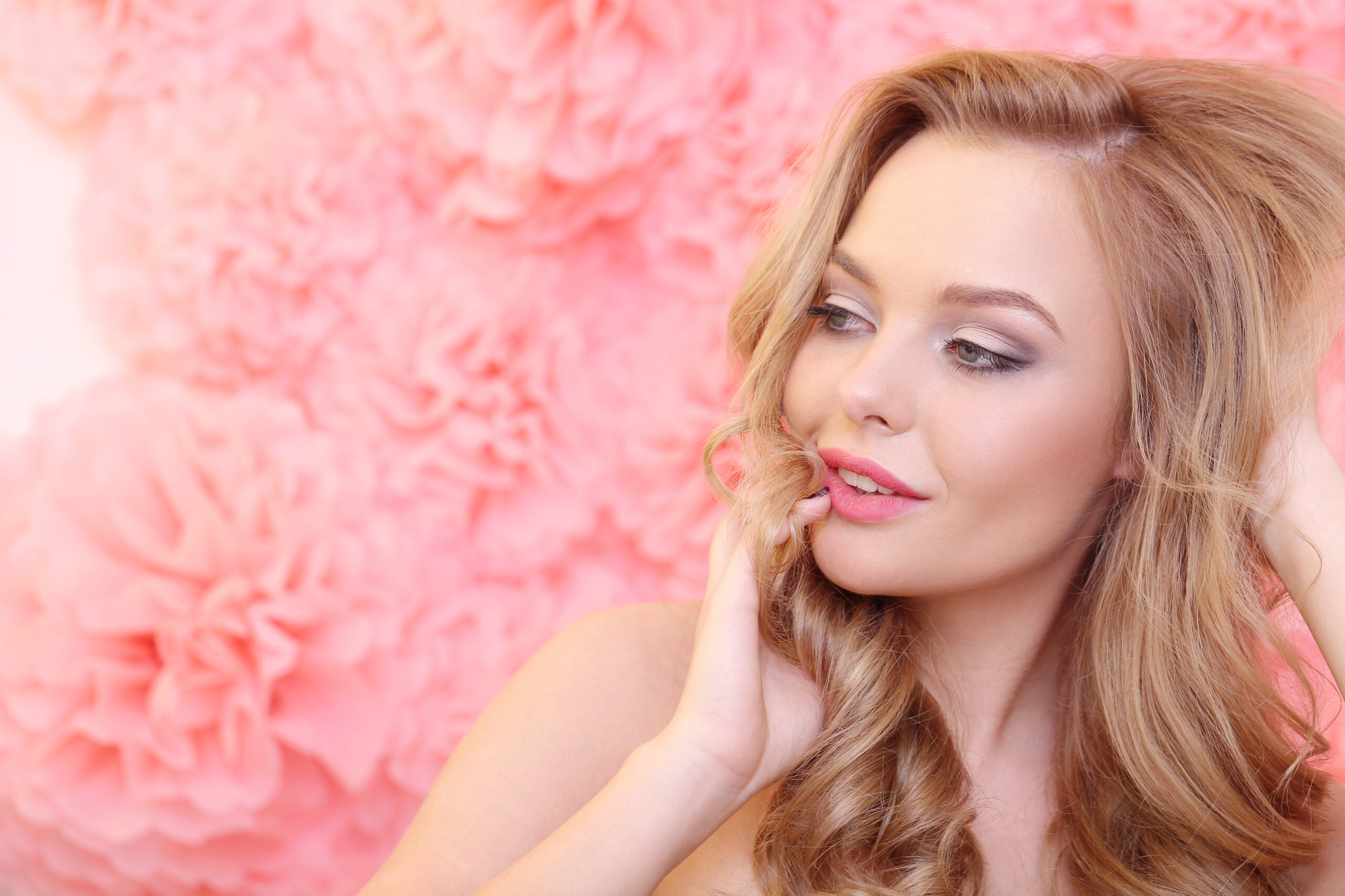 Beauty. Gorgeous woman with blonde hair